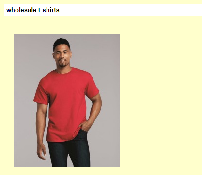 wholesale t-shirts